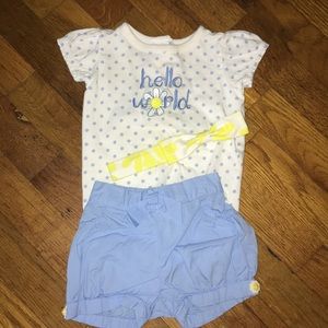Gymboree 3 piece daisy set